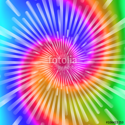 500x500 Tie Dye Colors Beautiful Realistic Spiral Tie Dye Vector