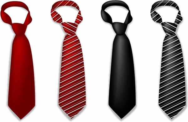 600x390 Ties Free Vector In Adobe Illustrator
