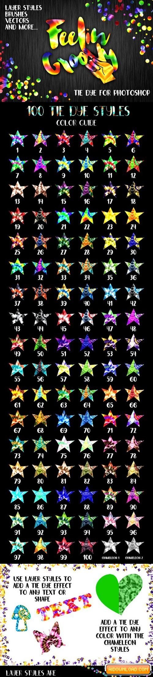 500x2212 Digital Tie Dye Bundle Free Download Free Graphic Templates