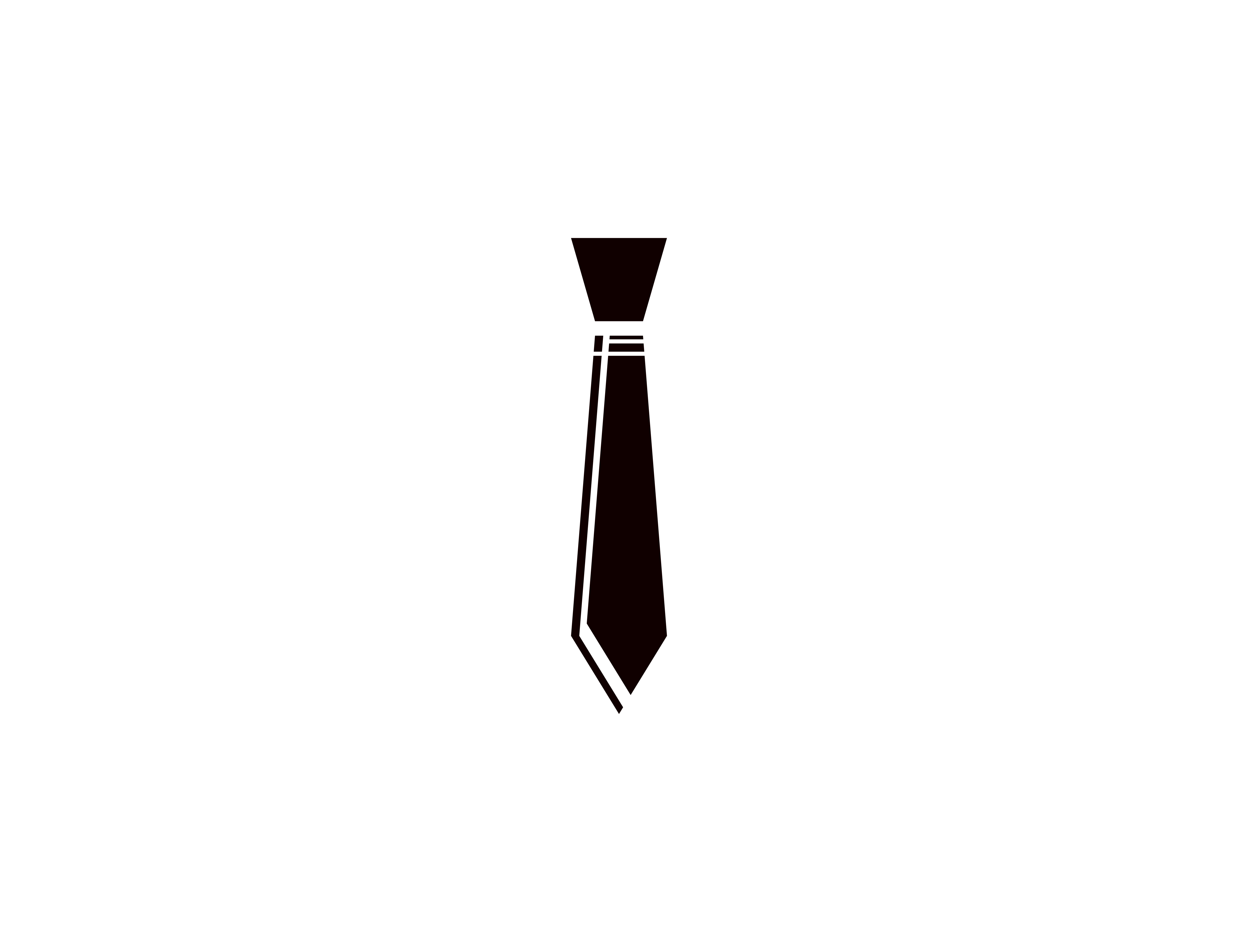 5000x3846 Tie Icon Vector Logo Graphic