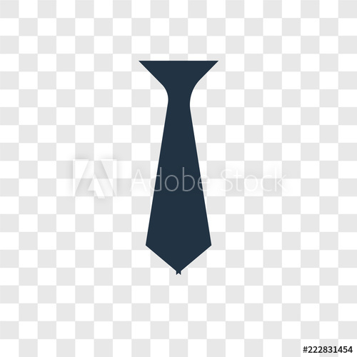 500x500 Tie Vector Icon Isolated On Transparent Background, Tie Logo