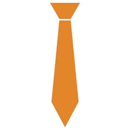 450x450 Vector Illustration Of Orange Tie Icon Freestock Icons