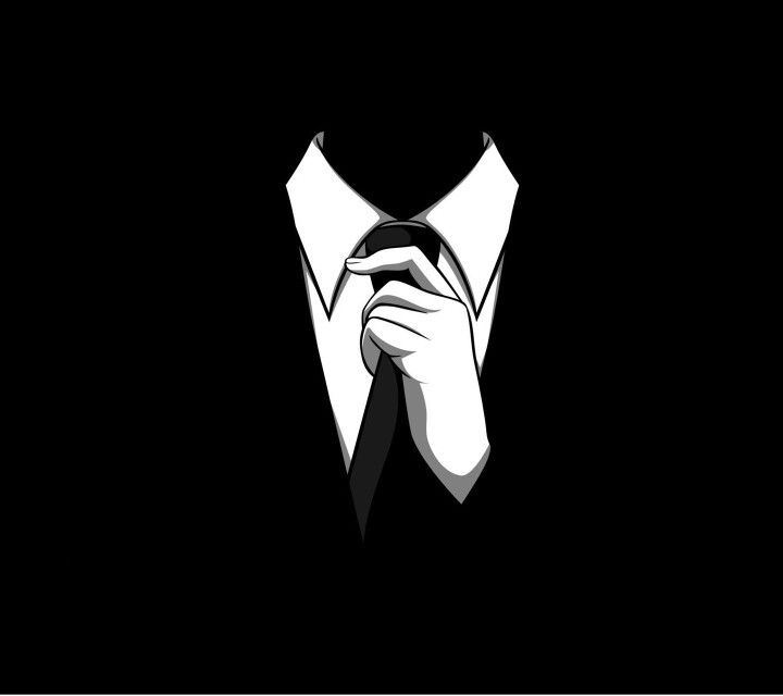 720x640 Anonymous Wallpaper Vector Online, Suit, Tie, Logos