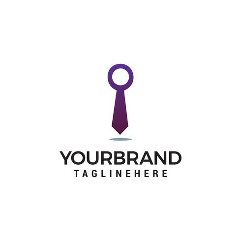 490x490 Business Tie Logo Template Vector