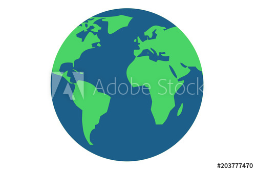 500x334 Planeta Tierra De Color Azul Y Verde