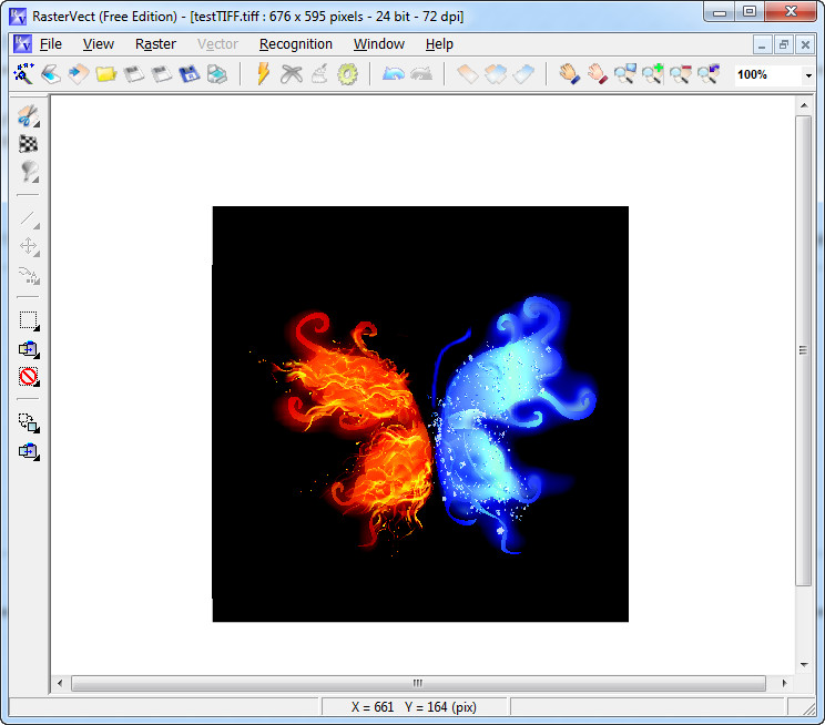 744x654 How To Convert Raster Tiff To Dxf With Rastervect