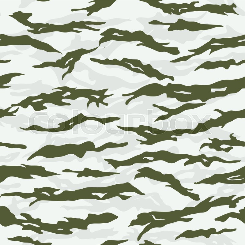 800x800 Winter Tiger Stripe Camouflage Stock Vector Colourbox
