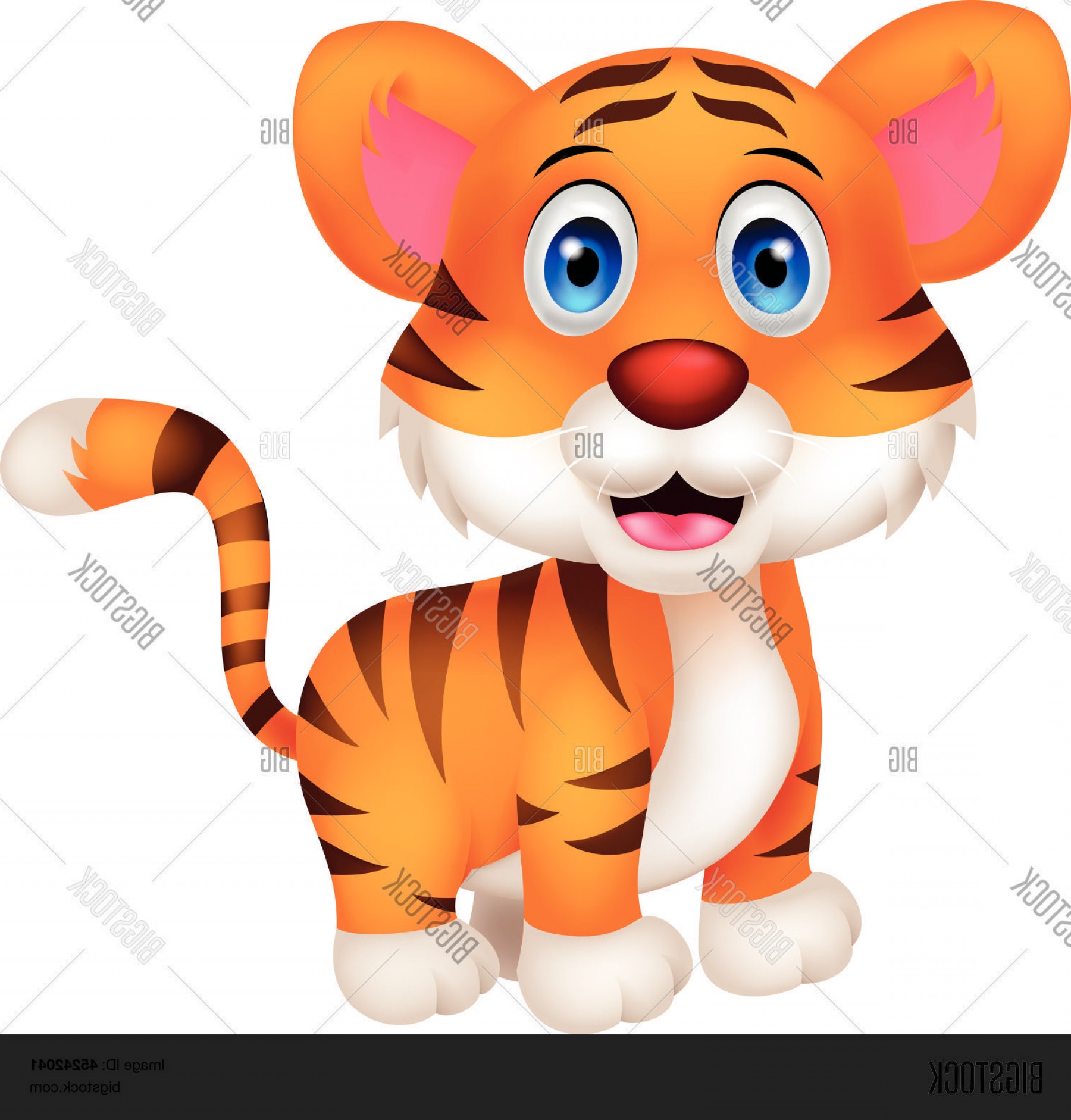 1800x1882 Stock Vector Cute Baby Tiger Cartoon Cqrecords