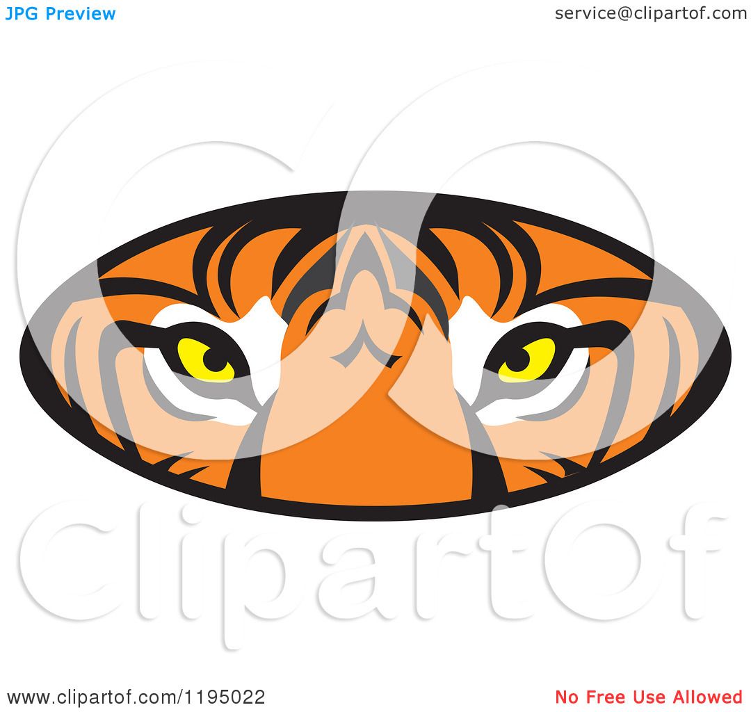 1080x1024 Clipart Of A Tiger Eyes Oval