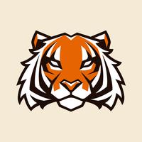 200x200 Tiger Face Free Vector Art