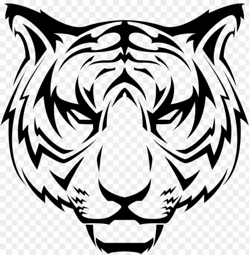840x859 Tiger Head Vector Png Image With Transparent Background Toppng
