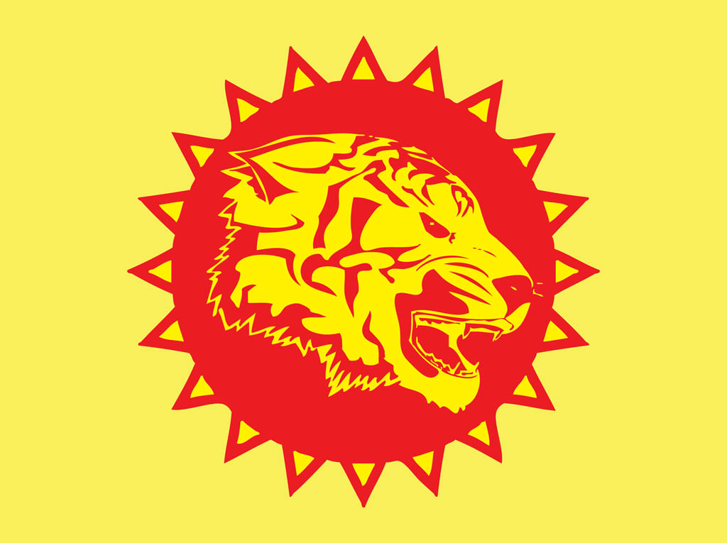 1024x765 Tiger Icon Vector Art Graphics