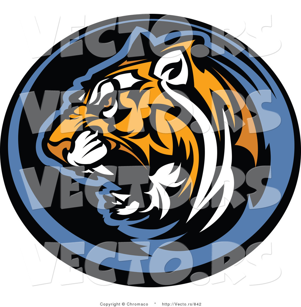 1024x1044 Vector Of A Growling Tiger Icon