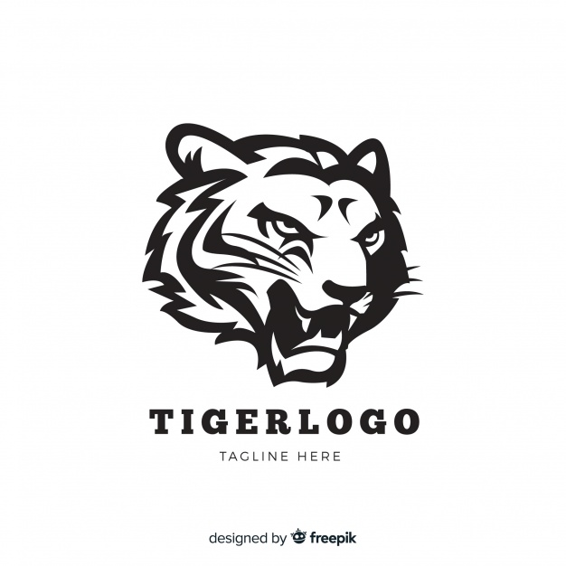 626x626 Roaring Tiger Logo Vector Free Download