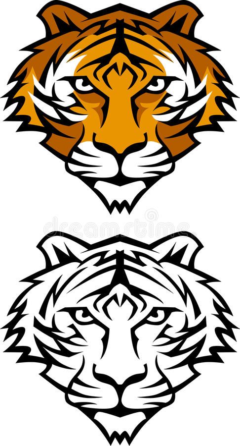 486x900 Vector Football Tiger Mascot Vector Logo Vector Illustration