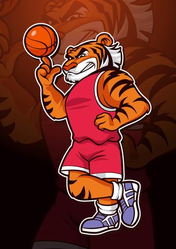 346x490 Tiger Basketball Mascot