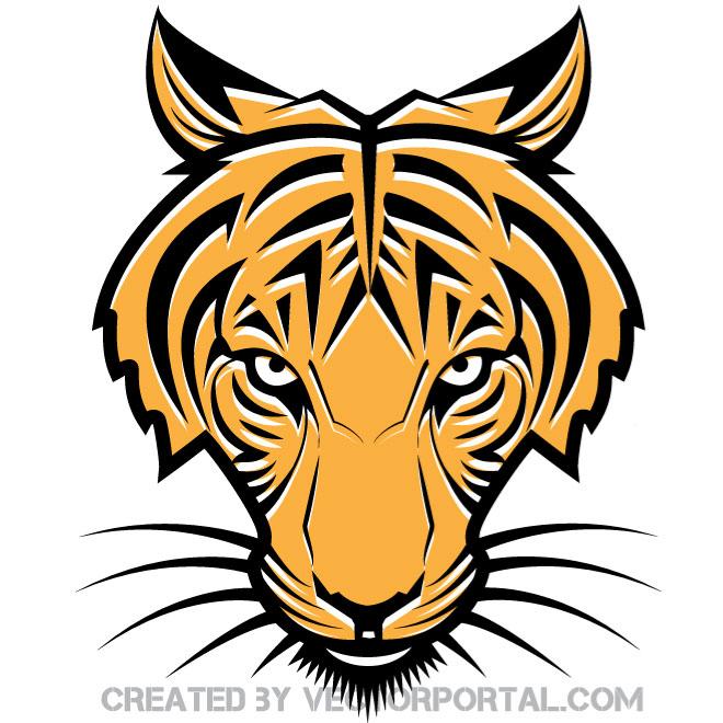 660x660 Tiger Mascot Vector Image