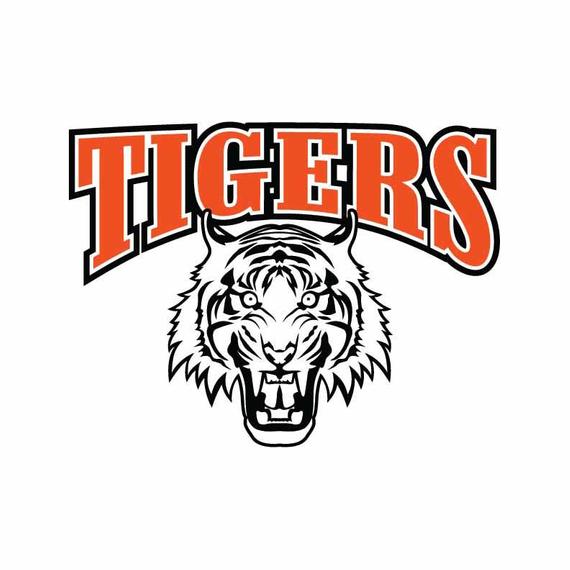 570x570 Tigers Mascot Instant Download Vector Dxf Etsy