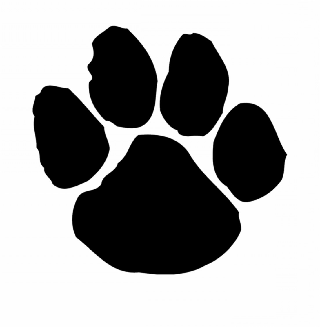 Tiger Paw Print Vector at Vectorified.com | Collection of Tiger Paw ...