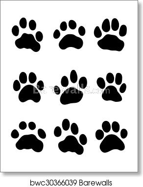 Tiger Paw, Art Print Barewalls Posters Prints 292x382 Tiger Paw, Art Print Barewalls Posters Prints