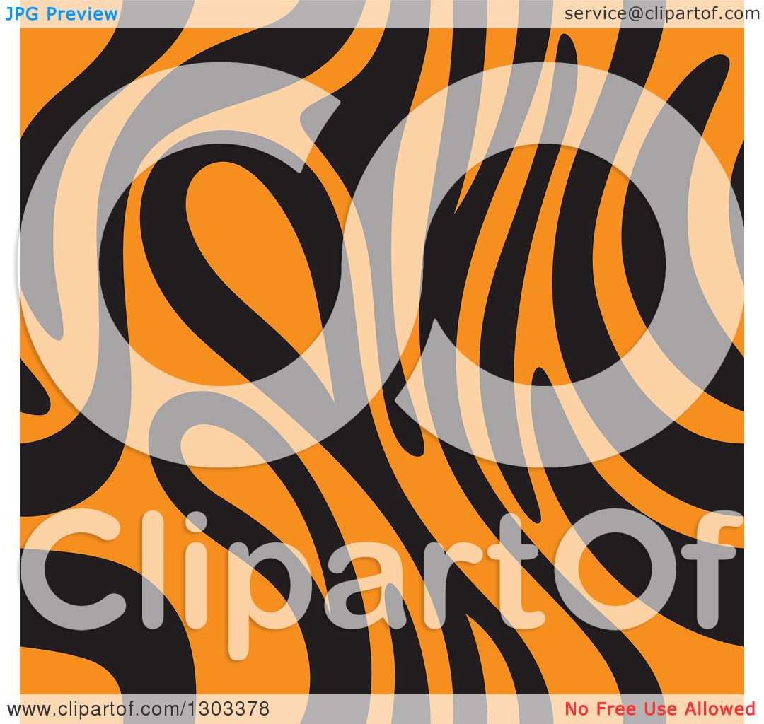 Clipart Of A Seamless Pattern Background Of Tiger Print 1080x1024 Clipart Of A Seamless Pattern Background Of Tiger Print