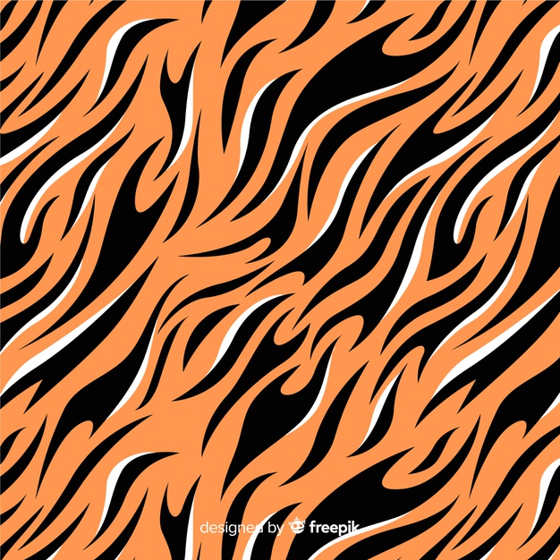 Hand Drawn Tiger Print Background Vector Free Download 626x626 Hand Drawn Tiger Print Background Vector Free Download