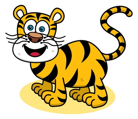 450x389 A Tiger Is Smiling Profile Royalty Free Vector Graphics