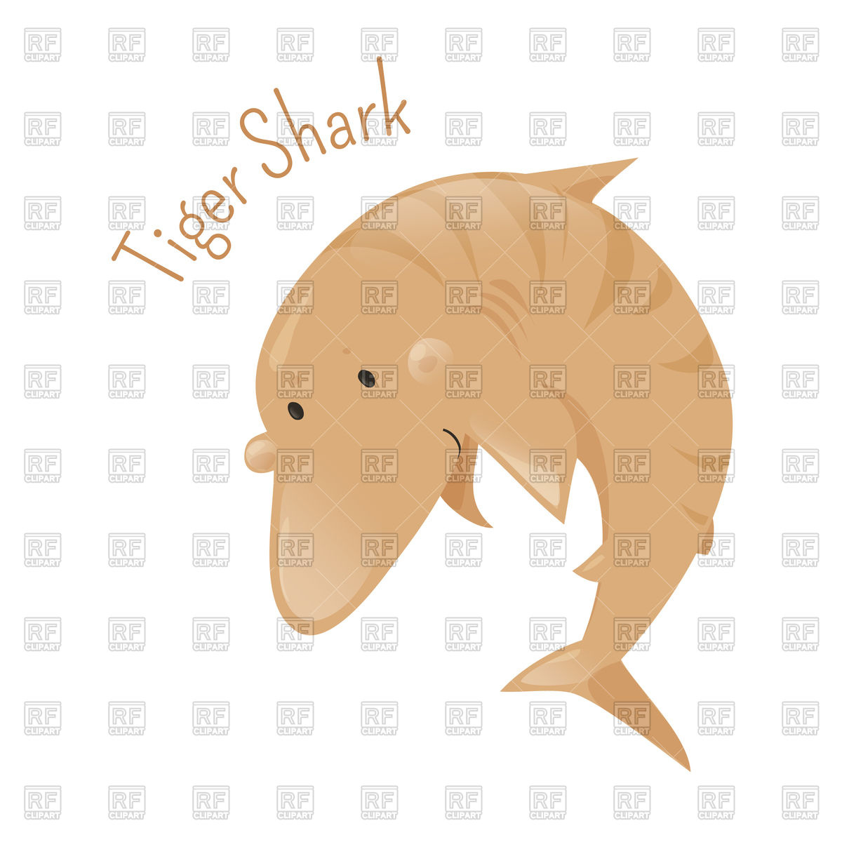 1200x1200 Tiger Shark Vector Image Of Plants And Animals Kannaa