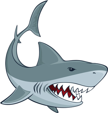 352x368 Free Shark Vector Download Cdr Free Vector Download