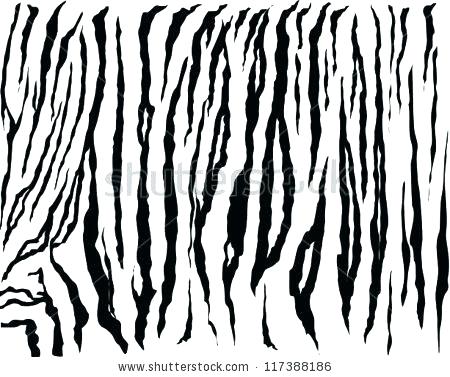 450x377 Tiger Stripe Stencil