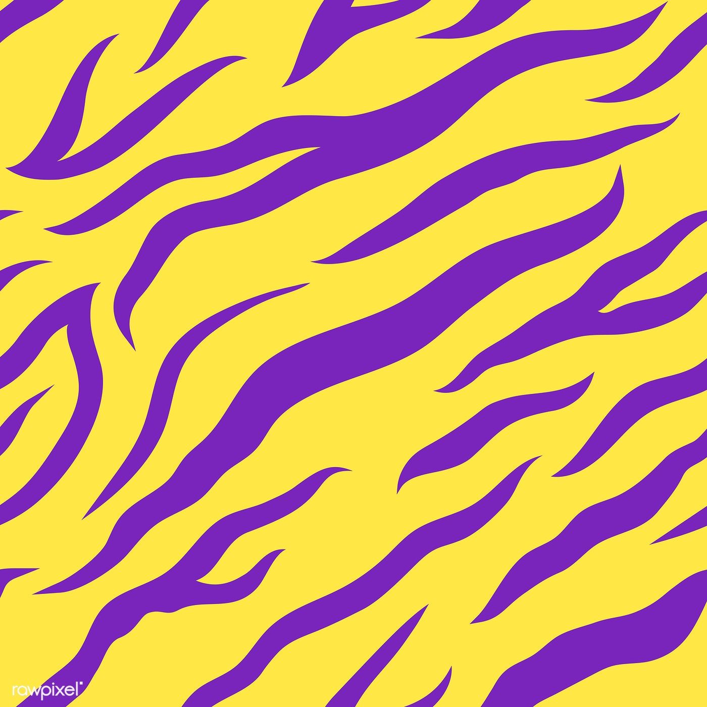 1400x1400 Tiger Stripes Seamless Vector Pattern Free Image