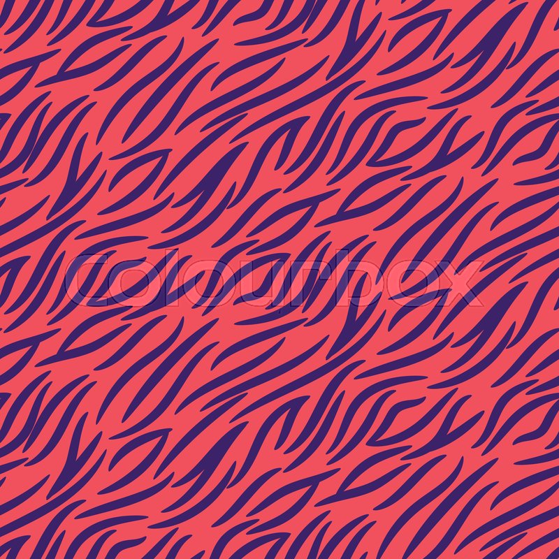 800x800 Tiger Stripes Seamless Vector Pattern Stock Vector Colourbox