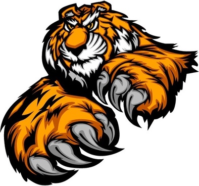 394x368 Tiger Stripes Vector Art Free Vector Download