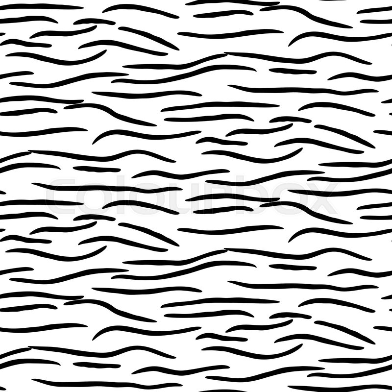 800x800 White Tiger Stripes Seamless Vector Stock Vector Colourbox