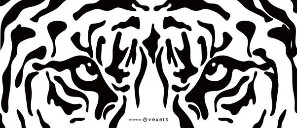 602x260 Tiger Vector Graphics To Download