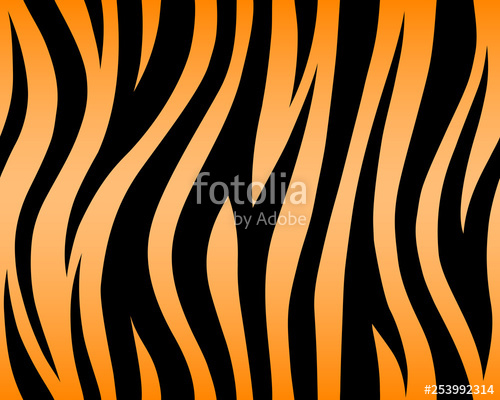 500x400 Tiger Texture Abstract Background Orange Black Vector Jungle
