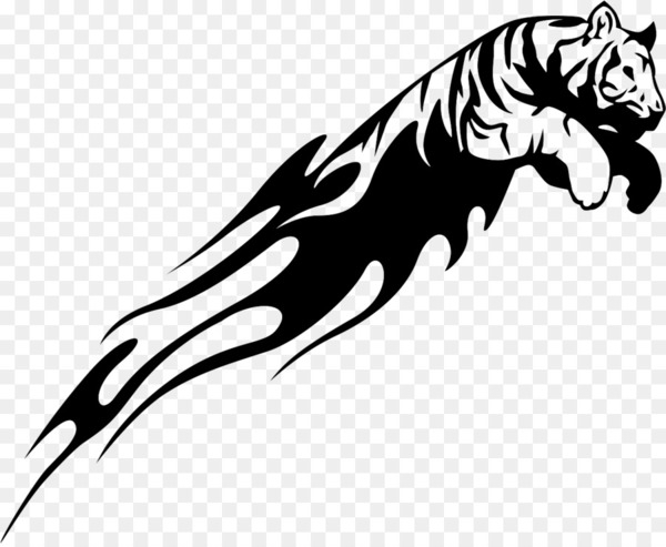 Tiger Drawing Lion Decal Clip Art 600x493 Tiger Drawing Lion Decal Clip Art