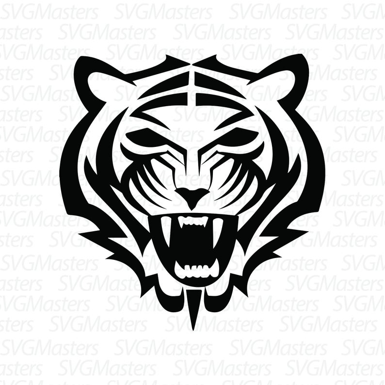 Tiger Head Tiger Vector Digital Clipart For Design Or Etsy 794x794 Tiger Head Tiger Vector Digital Clipart For Design Or Etsy