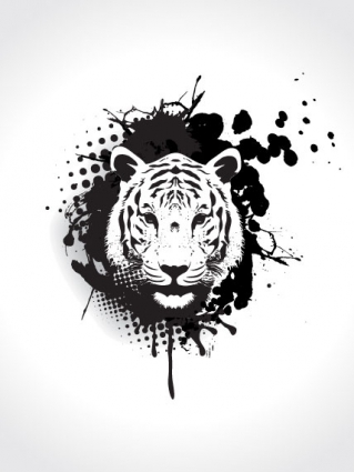 319x425 Set Of Tiger Vector Picture Art Free Vectors Ui Download