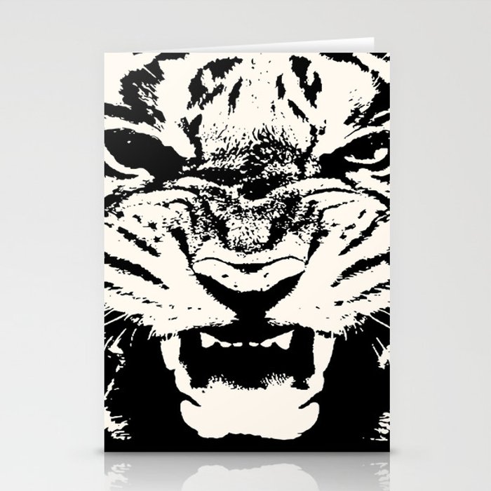 White Tiger Vector Stationery Cards 700x700 White Tiger Vector Stationery Cards