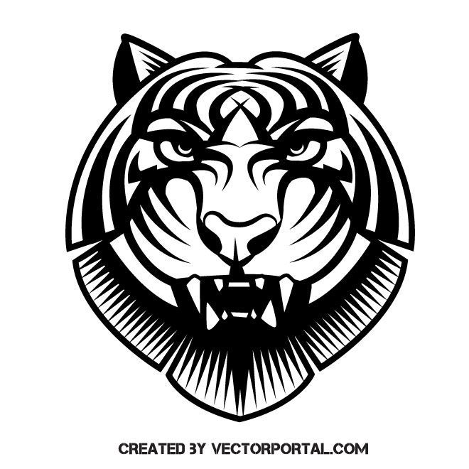 Tiger Vector Stencil Art Graphics Animal Vectors Tiger Vector 660x660 Tiger Vector Stencil Art Graphics Animal Vectors Tiger Vector