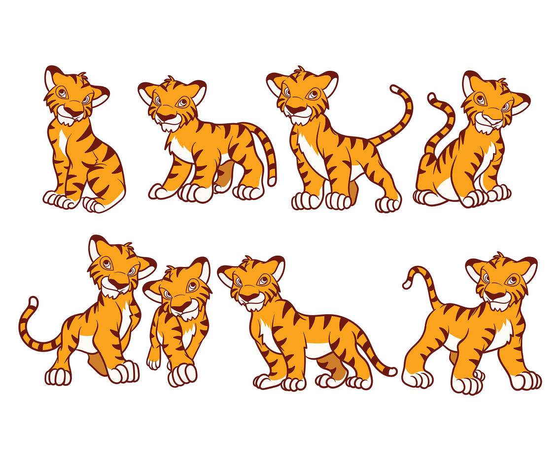 Free Cartoon Tiger Vector Vector Art Graphics 1136x936 Free Cartoon Tiger Vector Vector Art Graphics