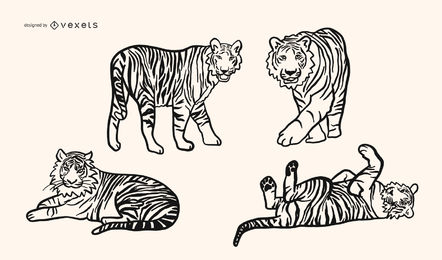 442x260 Tiger Vector Graphics To Download
