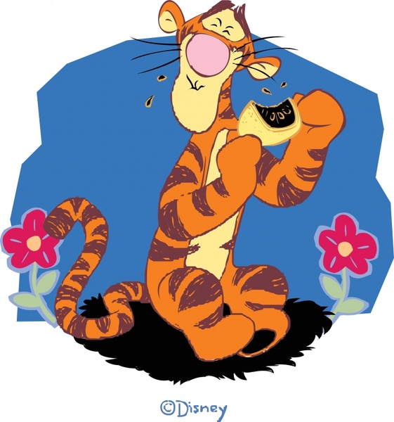 561x600 Tigger Vector Free Vector In Adobe Illustrator