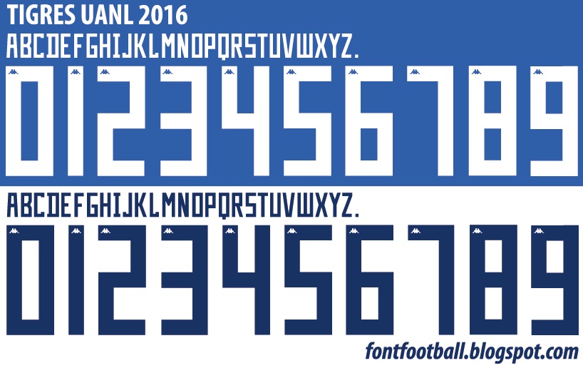 818x516 Font Football Font Vector Tigres Uanl Kit