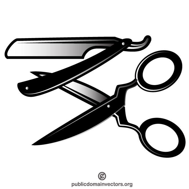660x660 Scissors And Razor Blade