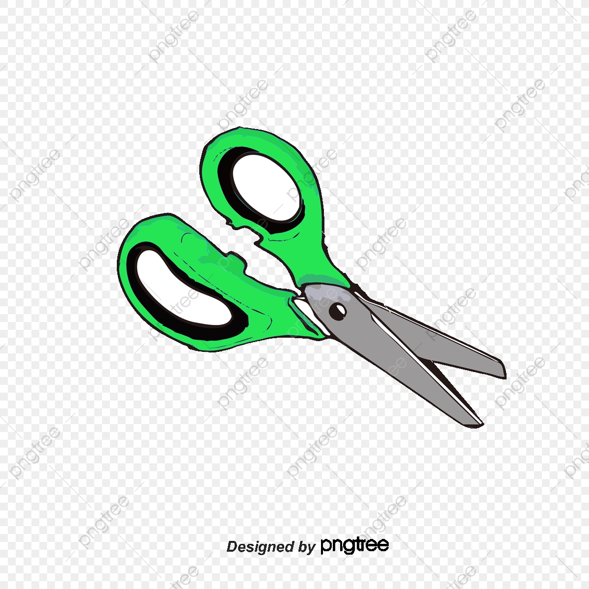 1200x1200 Tijeras De Dibujos Animados Vector, Pintado A Mano De Dibujos