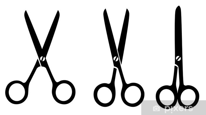 700x390 Vinilo Pixerstick Vector Tijeras