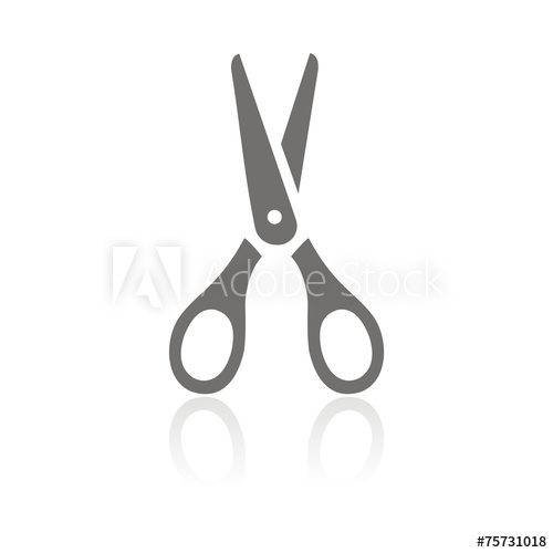 500x500 Icono Tijeras Fb Reflejo