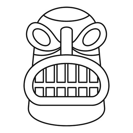 450x450 Tiki Idol Head Icon Outline Tiki Idol Head Vector Icon For Web